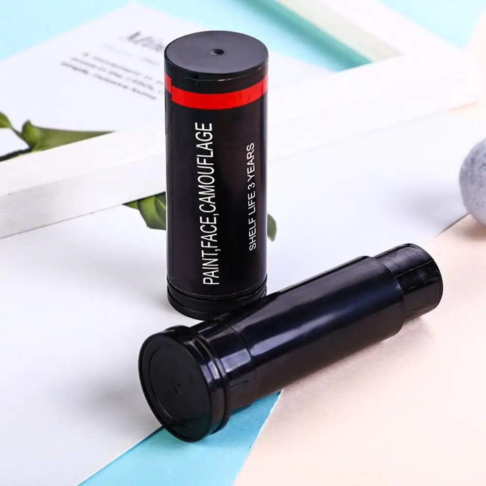 Easy to Color Face Paint Tube Field Camouflage Oil Disguised Paint Camouflage Cream Eye Black Stick for Sports Oil Tube Stick