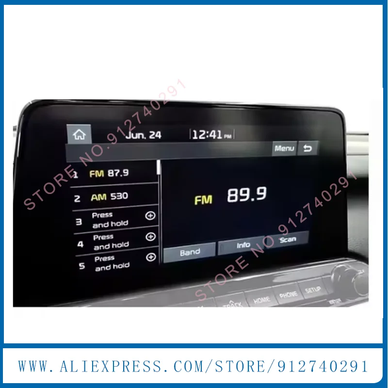 8-calowy panel wyświetlacza LCD LA080WV9-SL01 LA080WV9 SL01 LA080WV9(SL)(01) dla 2019-2021 Kia Forte Nav Radio 96160M7070WK — zdjęcie produktu 4