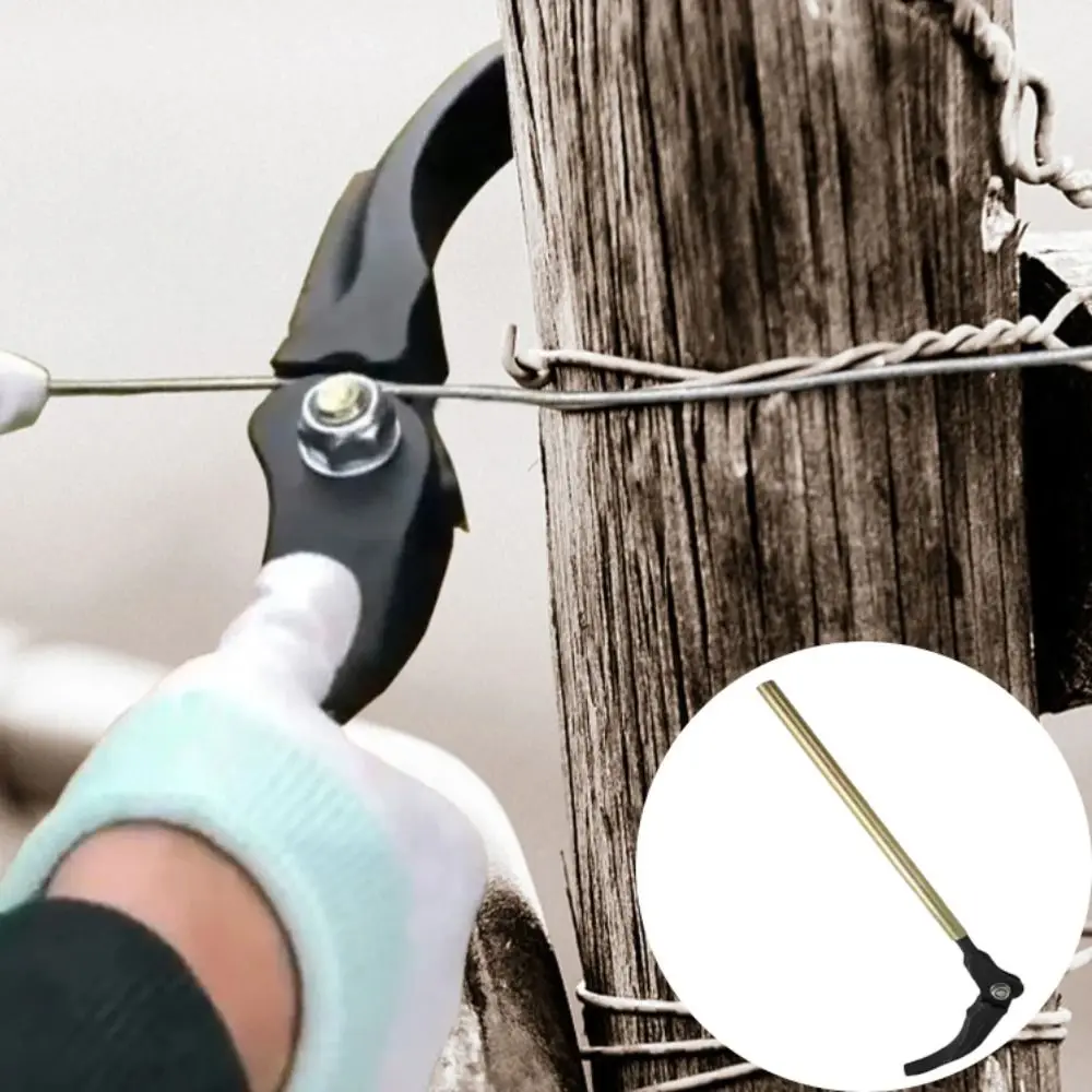 

Long Handle Fence Wire Tightener Efficient Design Smooth Stretcher Fence Tensioner Wire Stretcher Time Saving Garden Fence Wire