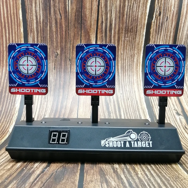 Auto-Reset Electric Target For Guns Desktop games Shooting competition party game scoring Practice Target for kids adult gifts