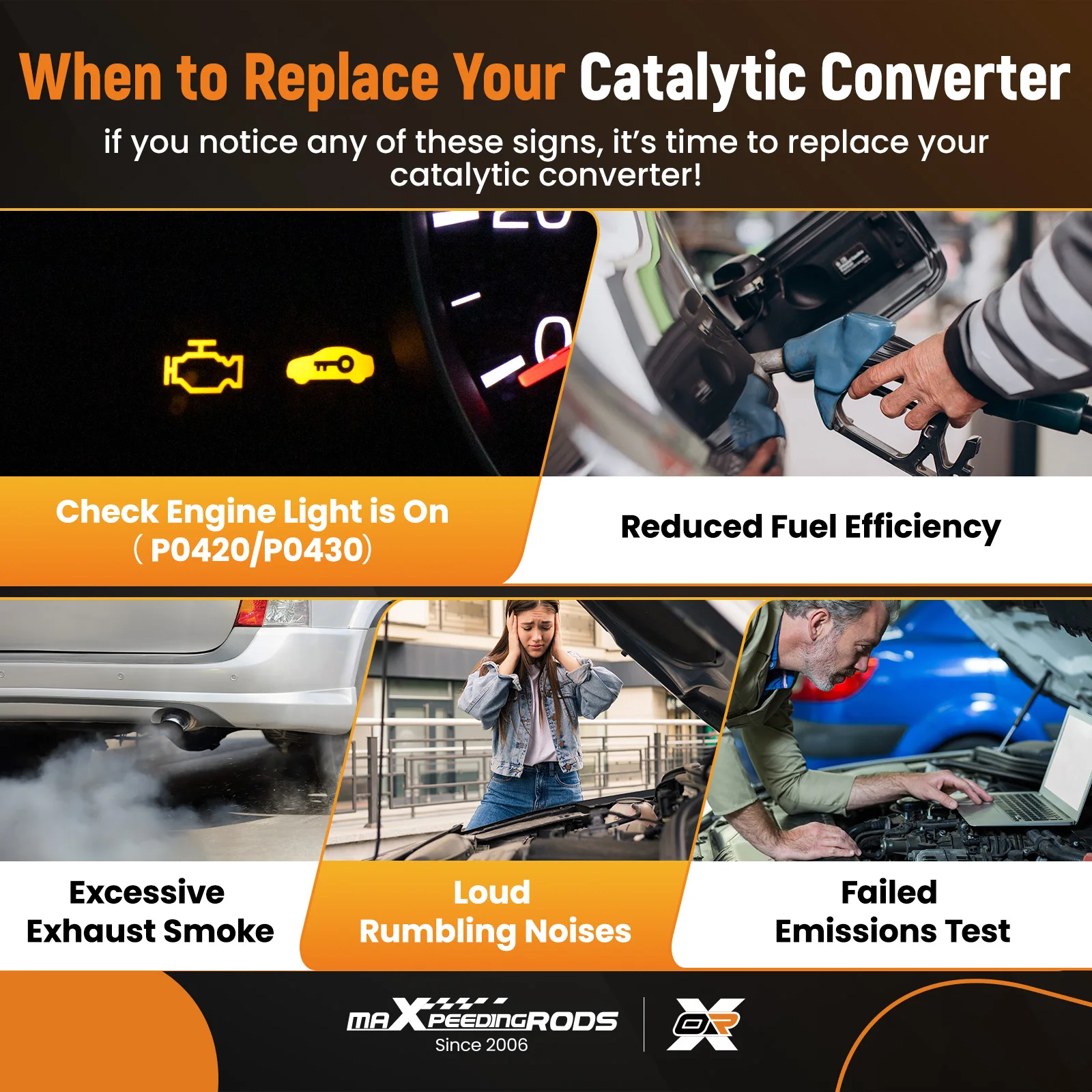 Direct Replacement Catalytic Converter for Chevrolet Traverse 2018-2024 3.6L EPA