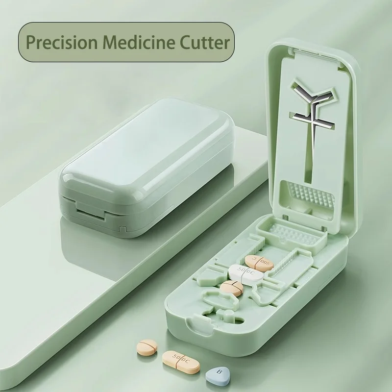 Pill Cutter with Centering Device and Safety Blade