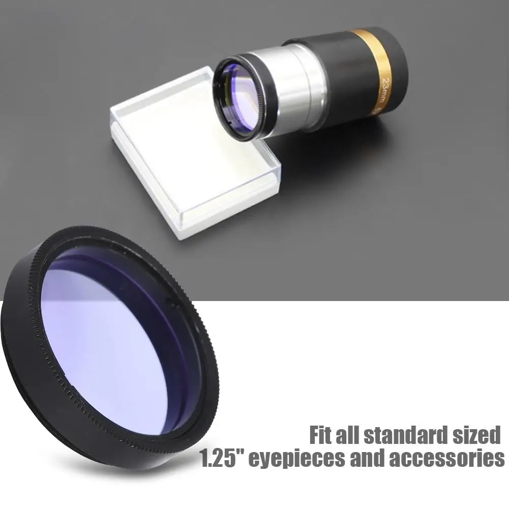 Datyson Sky Glow Moon Filter for telescope Eyepiece - 1.25 Inch Eyepiece Filter to Cut Light Pollution