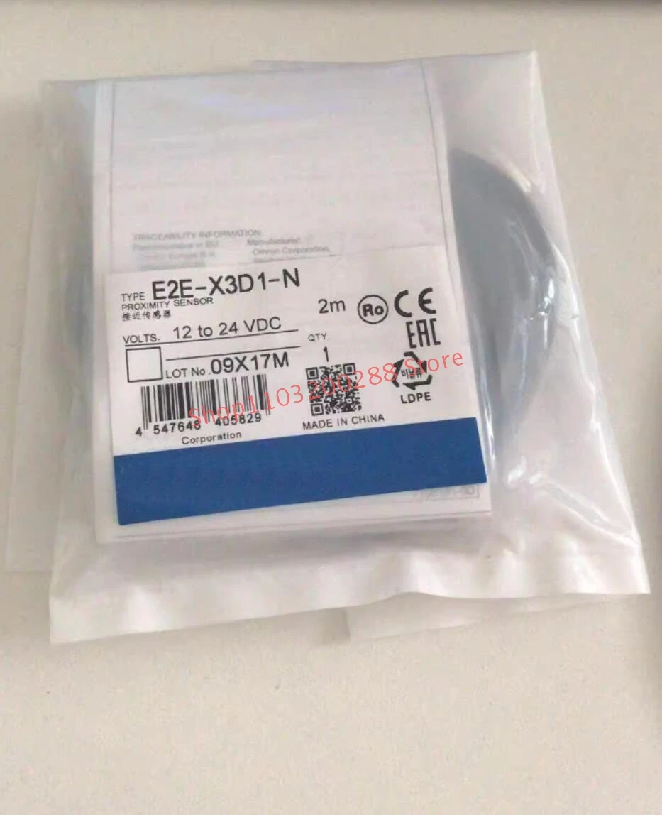 1PCS Original Brand Standard Proximity Sensor 12-24VDC E2E-X3D1-N Fast Shipping New In Box