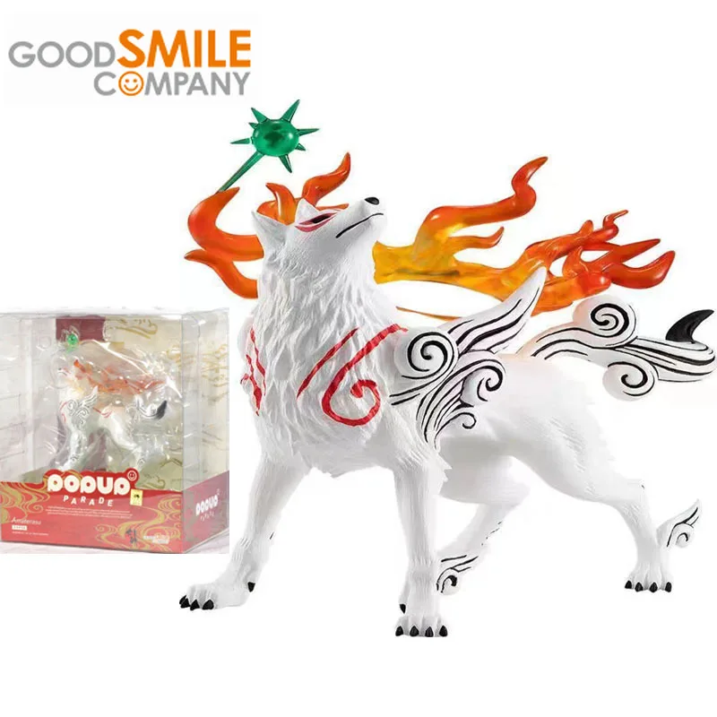 

Good Smile Genuine POP UP PARADE Okami Anime Figure Amaterasu Action Figure Toys For Boys Girls Kids Gift Model Ornaments