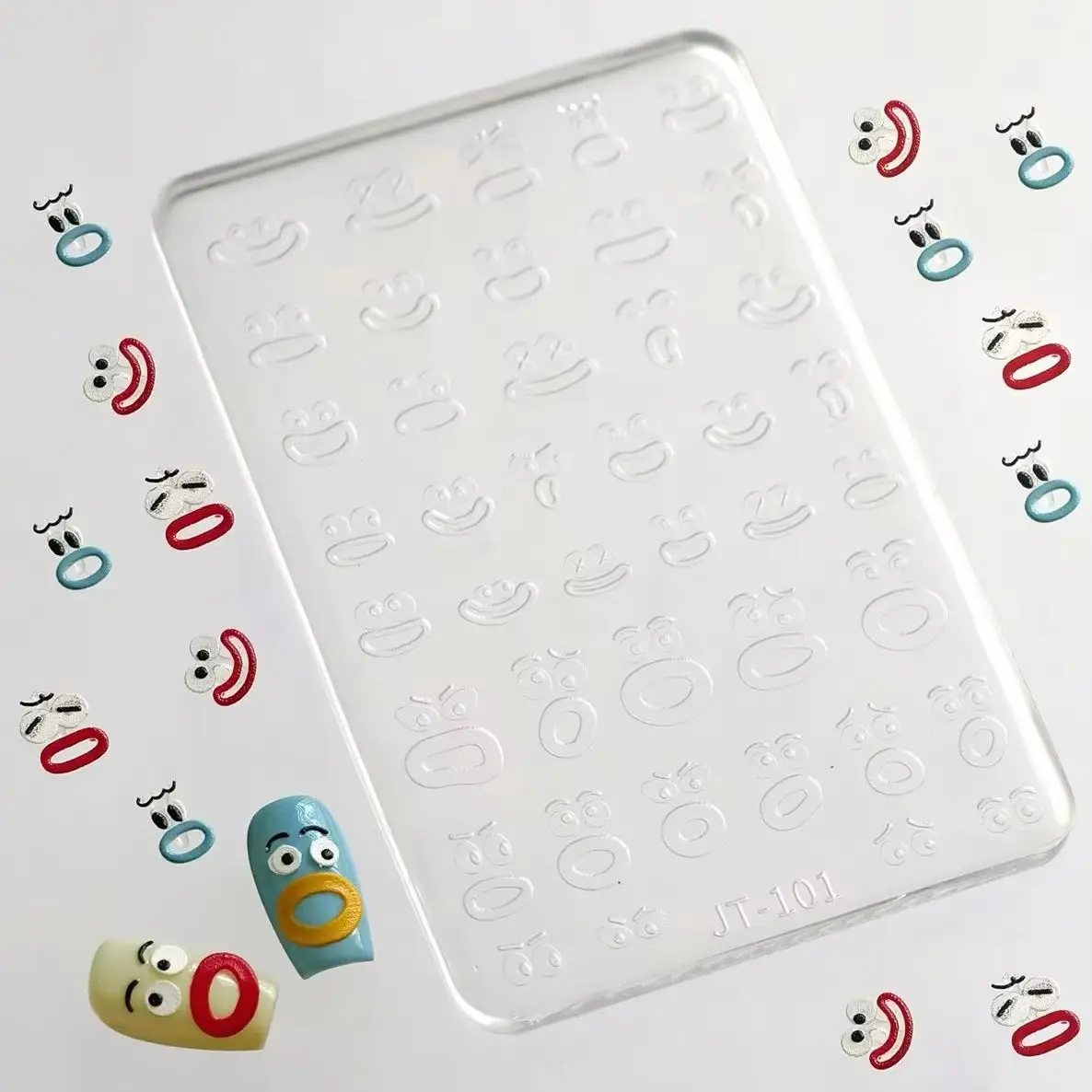 مضحك لطيف العين Bowknot ربطة القوس فيونكة دانتيل الشريط ستار الحب القلب زهرة قذيفة ندفة الثلج رسومات أظافر سيليكون نحت قالب قالب القالب