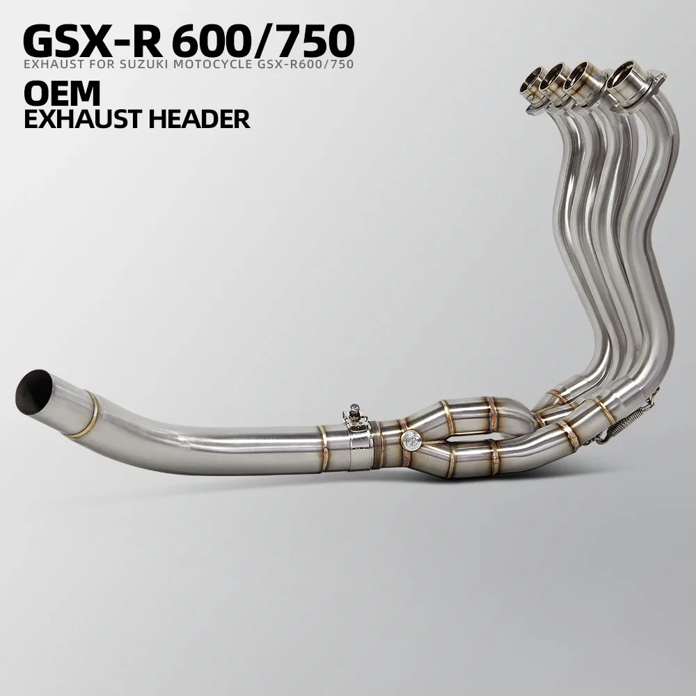 GSXR750 Exhaust Manifold For Suzuki GSXS750 GSXR600 GSX-R750/R600/S750 2006-2026 Motorcycle Exhausts Pipe Racing Headers Tube