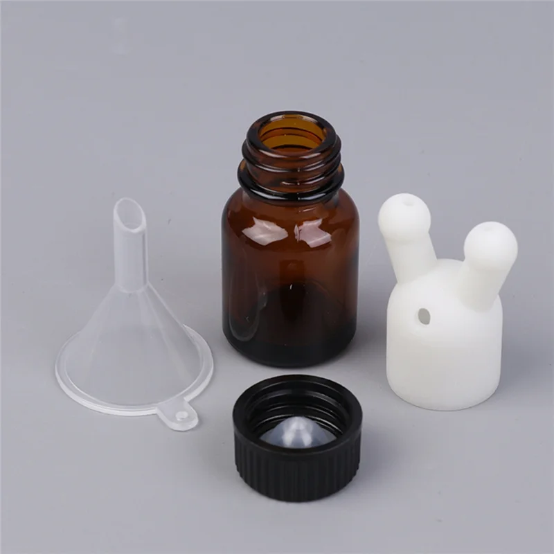 ABUI-مضادة للتسرب عطر صغير الاستنشاق موزع زجاجة 1 مجموعة رائحة غطاء الاستنشاق زيت طبيعي الاستنشاق