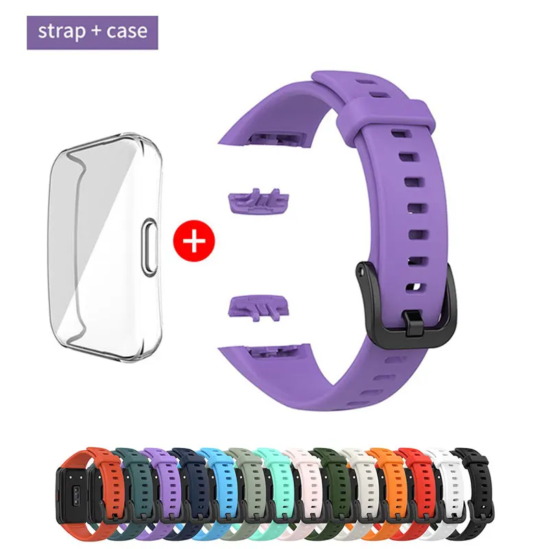 Replacement Strap For Huawei Band 6 Strap Silicone Watch Strap For Honor Band 6 Huawei Band 6 Pro Strap