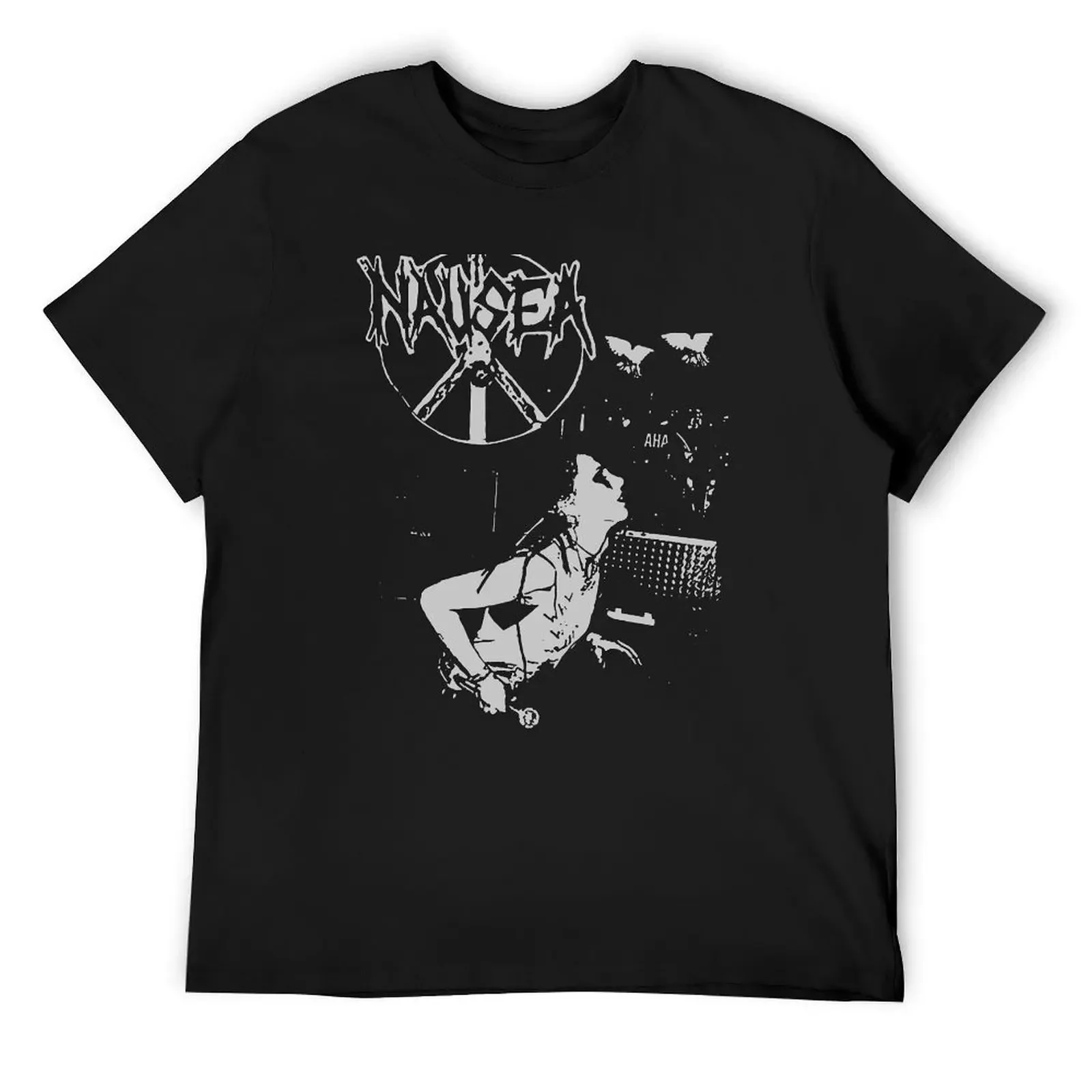 

Nausea - Punk - Crust - NYC T-Shirt funny gifts cotton graphic tees cute clothes korean fashion T-shirt men