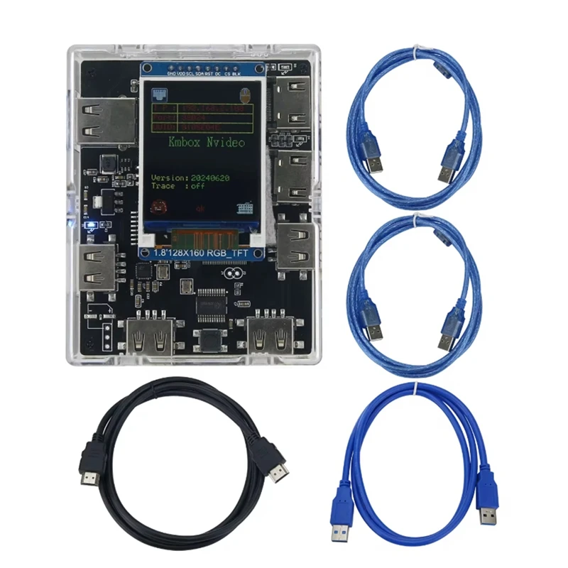 KMBOX Nvideo Network KM Controller Video Acquisition Card Support Loop Out Function For XBOX360 KM Converter