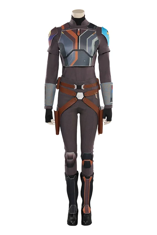 الكبار النساء سابين كوس Wren تأثيري السراويل العليا الخصر حقيبة دور اللعب معركة الدعاوى 2023 التلفزيون زي الإناث الخيال ملابس للحفلات