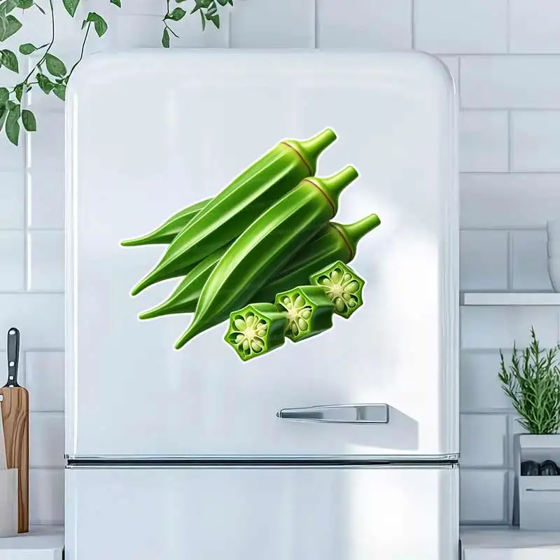 Vegetables Green Peppers Potatoes Pumpkin Sticker Decor Living Room Cabinet Refrigerator Home
