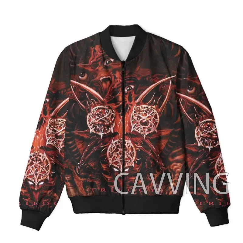 

CAVVING 3D Printed Christ Agony Rock Band Zipper Bomber Jackets Men Overcoat Mens Coat Zip Up Jackets for Women/Men