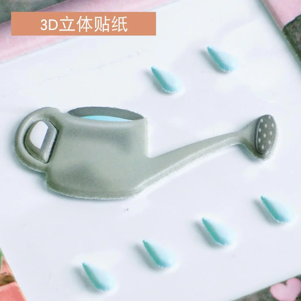 1Pcs Leaf Green Cactus Plant Switch Wall Sticker PVC Wide Application DIY Flower Leaf Switch Wall Sticker Home Decoration Decal