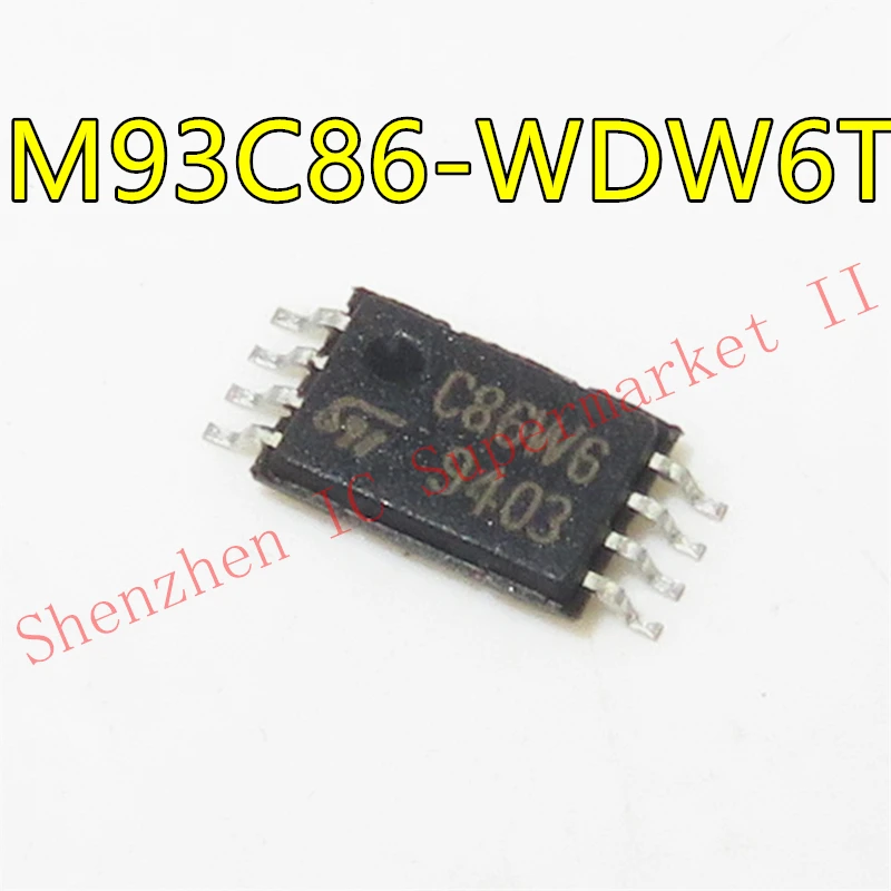 

10pcs/lot M93C86-WDW6T M93C86 C86W6 TSSOP8