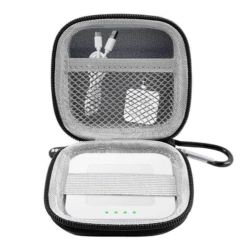 Opbergtas voor oplader, vierkante harde doos, anti-drop draagbare opbergdoos voor datakabel, EVA opbergtas