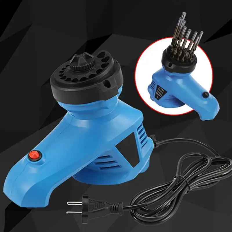 Power Drill Bit Sharpener for Twist Bits 3 to12 mm 19 Drinding Holes Drill Bit Sharpener Power Tools Sharpening Grinding Machine