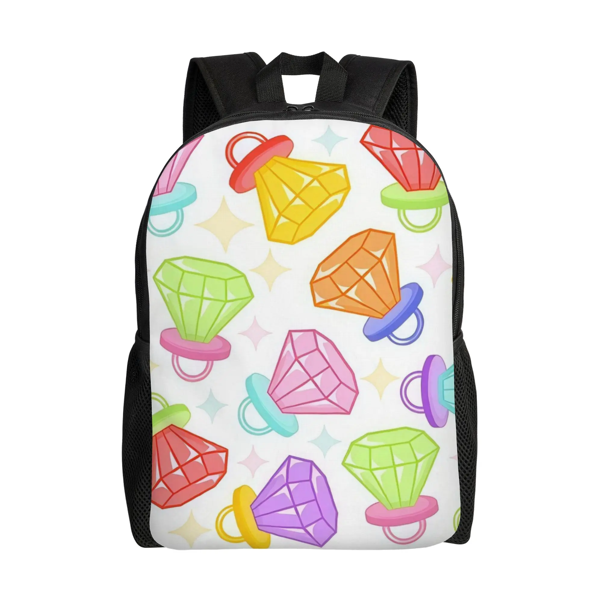 bBazooka Ring Pop Candy Gem Schoolbag Men Sporty Daily mochila Large Capacity Laptop Bag Back To School Season