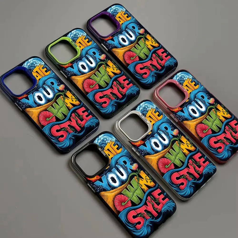 

Inspirational English phone case suitable for iPhone 16 15 14 13 12 11 Pro/Max/Plus, shockproof back cover, anti fingerprint