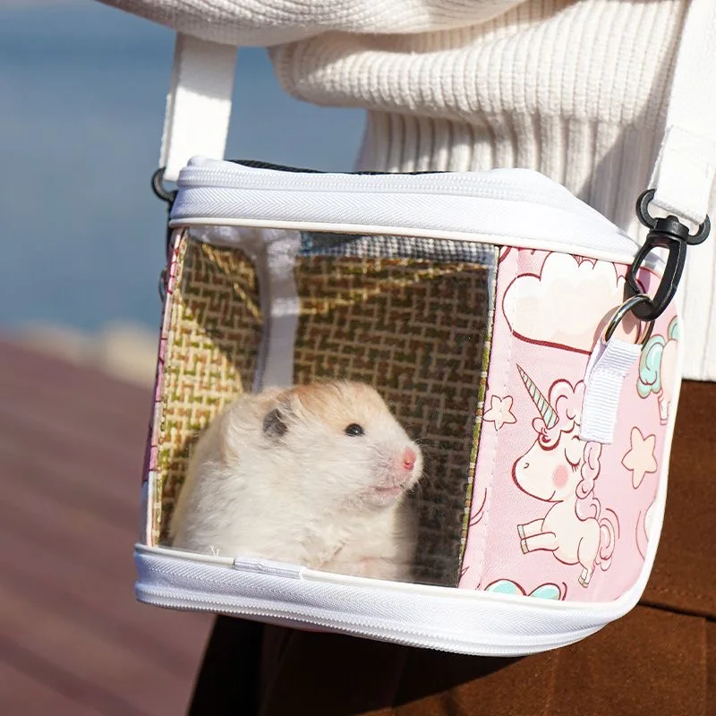 Lightweight  Birds Carrier Bag Pet Bird Cage  for Tiny Birds Hamsters Guinea Pigs Lizards Travel Portable Pet Parrot Backpack
