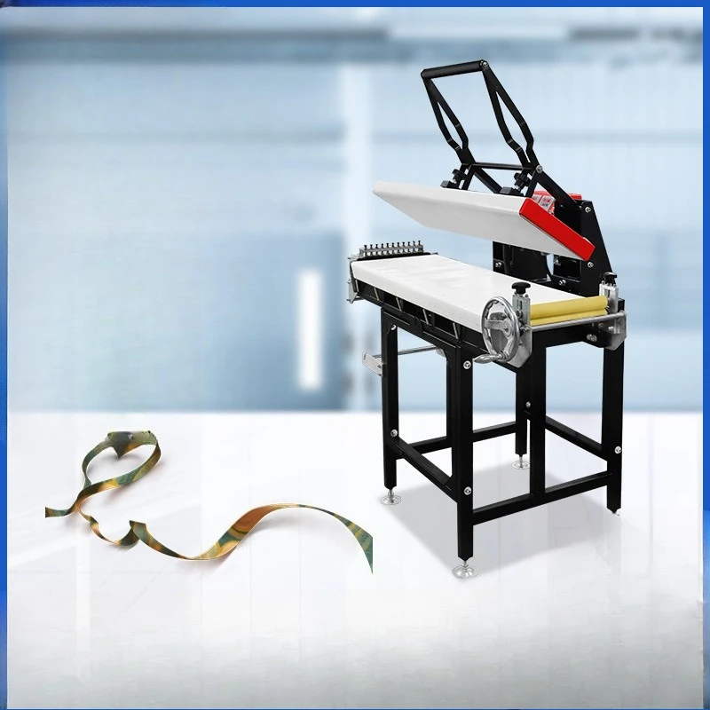 

Heat transfer ribbon loom, manual ribbon sublimation transfer machine, ribbon heat transfer