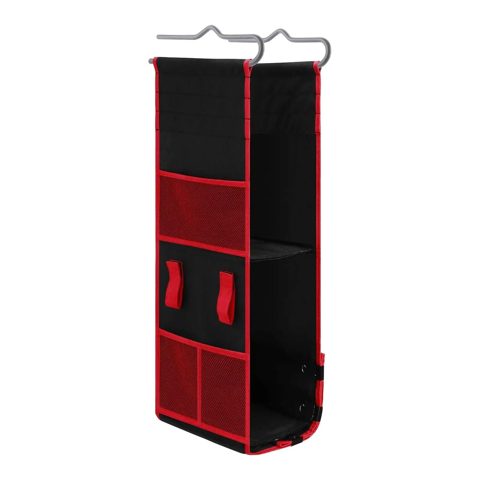 Hanging Locker Organizer Mesh Pockets Storage Basket Shelves for Gym School