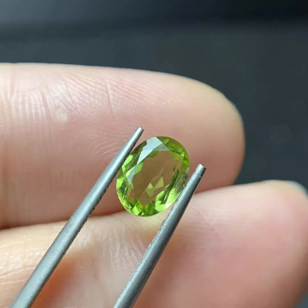 

Натуральный перидот, свободный драгоценный камень, свободный камень для ювелирного магазина, 7 мм * 9 мм, лучшее качество, круглый огранки, перидот, свободный камень для ювелирного магазина