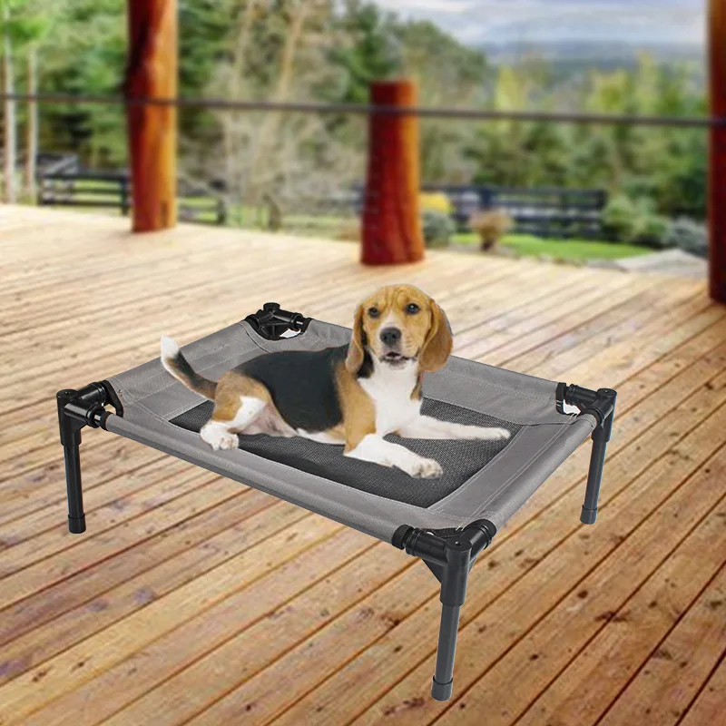 

Elevated Dog Bed Portable Raised Dog Bed 7 Inches Off The Floor Easy to Clean Indoor or Outdoor Use for Small Dog