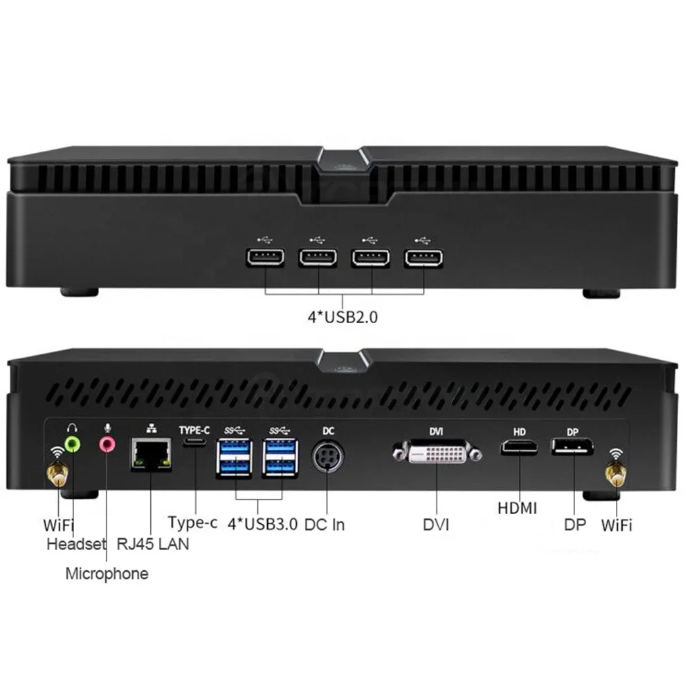 MiniTree 13th Gen i9 13900F RTX 4070 12G Gaming Mini PC 64GB PCIE4.0 Wins 11 Mini Computer PC Gamer Desktop WiFi6