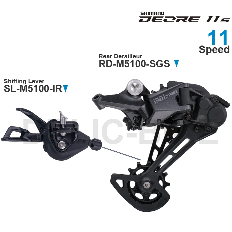 

SHIMANO DEORE M5100 11 Speed Shifter SL-M5100 SL-M5100-IR Rear Derailleur RD-M5100 1x11-speed Original parts for MTB