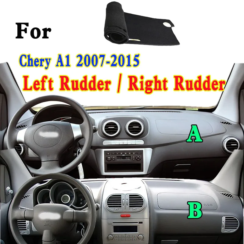 For Chery Kimo A1 Arauca Ego J1 Face Fresh A160 S12 Dashmat Dashboard Cover Instrument Panel Insulation Sunscreen Protective Pad