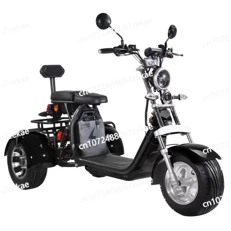 Fashion Electric Tricycles Adult 1500W Double Seat 3 Wheel Electric Scooters