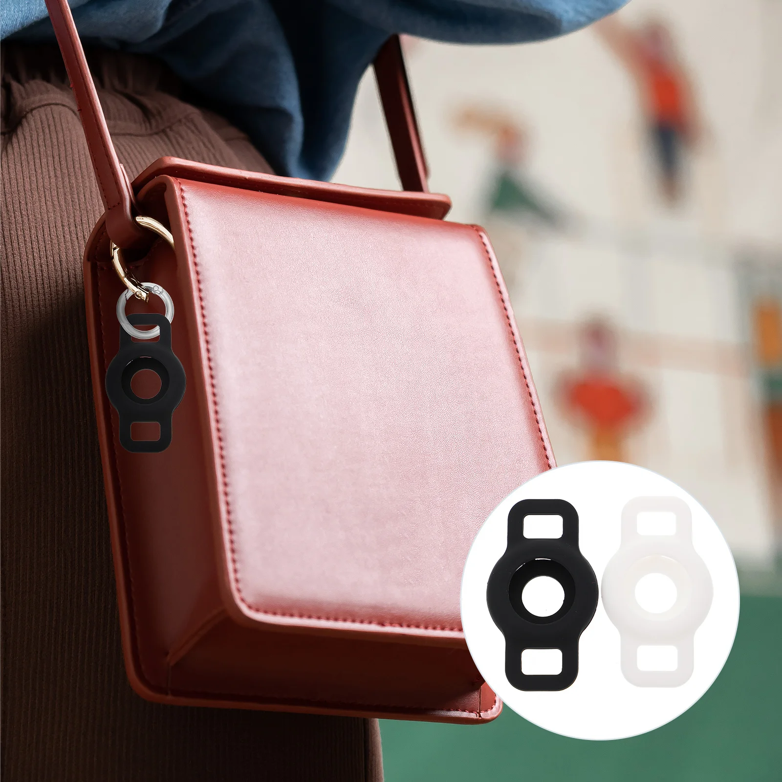 

2pcs Pet Collar Tracer Protective Case Silicone Cover For Anti-Lost Dust-Proof Scratch Resistant Tight Fit Dog Cat