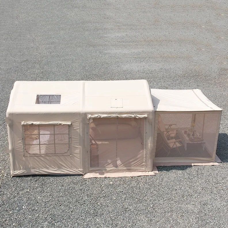 

Большая надувная палатка для кемпинга, палатка для двух помещений с гостиной из ТПУ