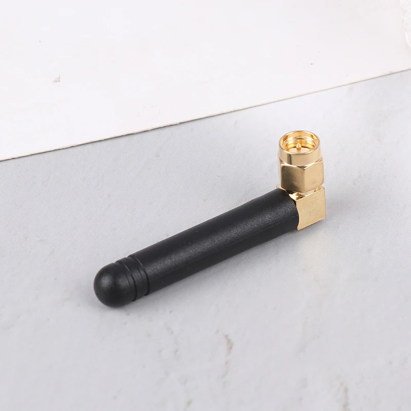 1Piece GSM Omnidirectional High Gain Rubber Rod Antenna Bend WiFi Module DTU Internal Pin