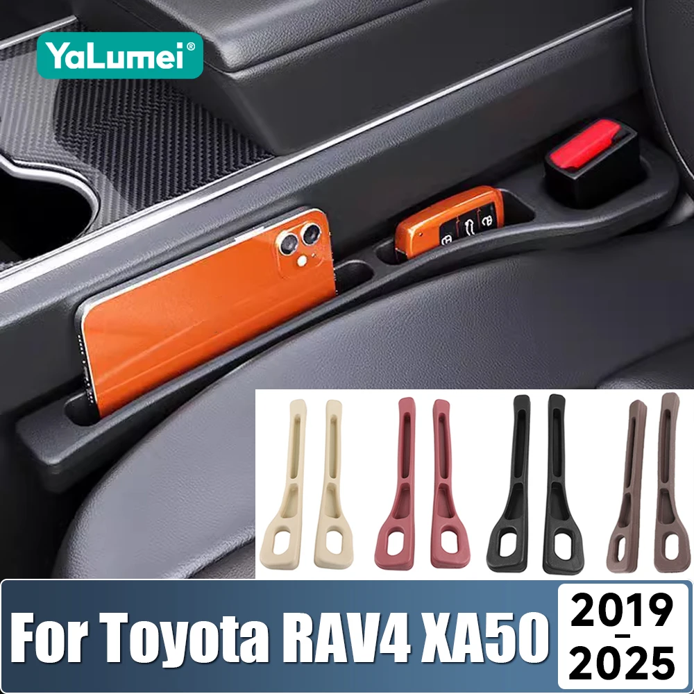 Für Toyota RAV4 XA50 2019 2020 2021 2022 2023 2024 2025 RAV 4 Hybrid 2PCS Auto Sitz Auslaufsicher streifen Seite Naht Lagerung Organizer