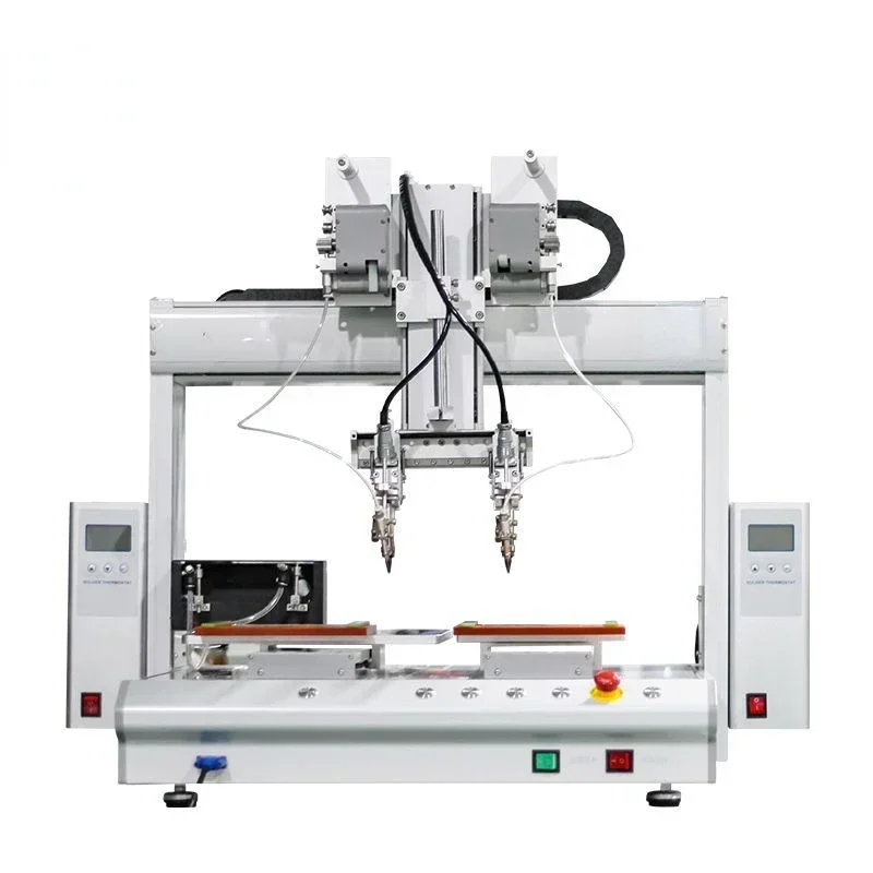 Industrial Grade Automatic Dual Head Dual Station Soldering Machine Spot Welding Robot Support for PCB Assembly Electronic