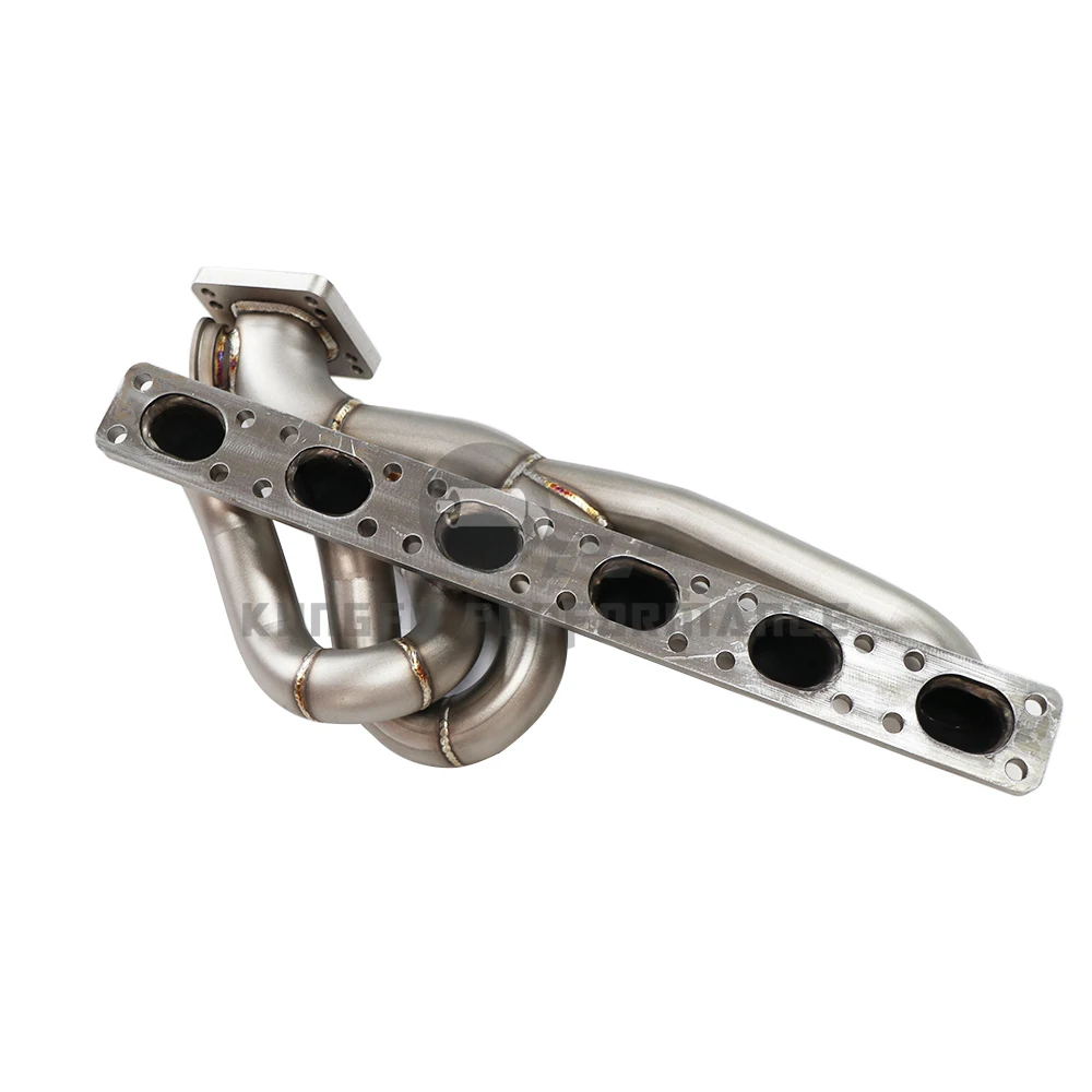 KUNGFU PERFORMANCE Equal Length Top Mount T3T4 Sandblasting Exhaust M50 Manifold For RHD B M W E36 E39 M52 S50 S52 325I 328I