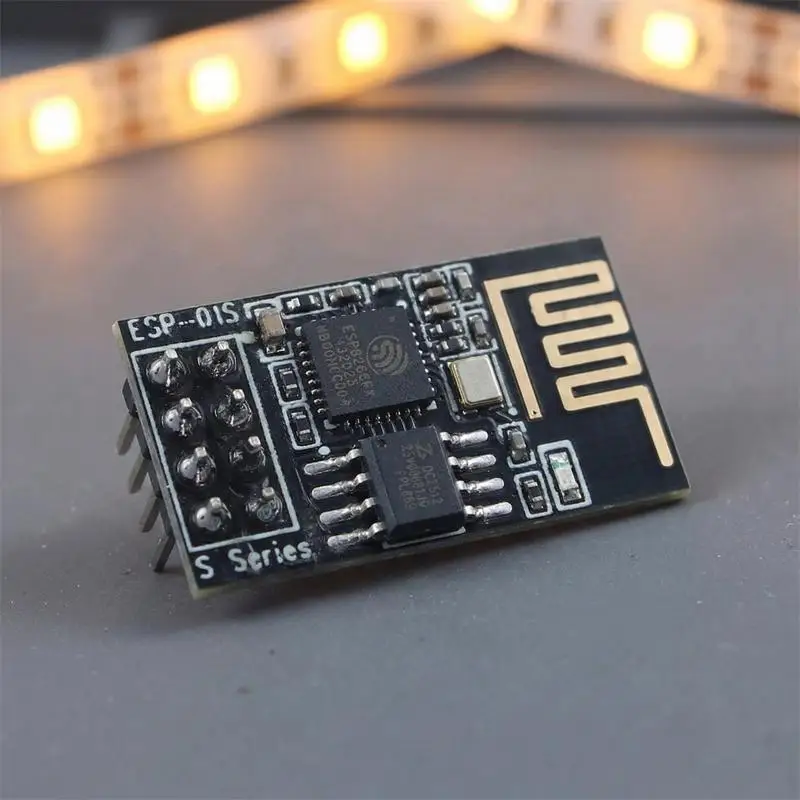 

ESP 01S ESP8266 Wifi Module Low Power Consumption 8Pin Serial Port To WIFI Module Wireless ESP01S Development Board ESP-01S