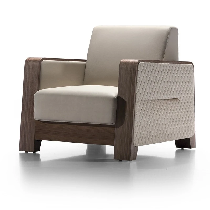 VIP-receptiebank, moderne eenvoudige VIP enkele VIP leren bank