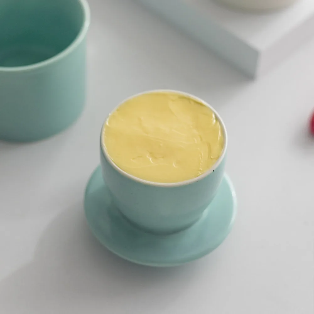 Ceramic French Butter Crock with Lid 3