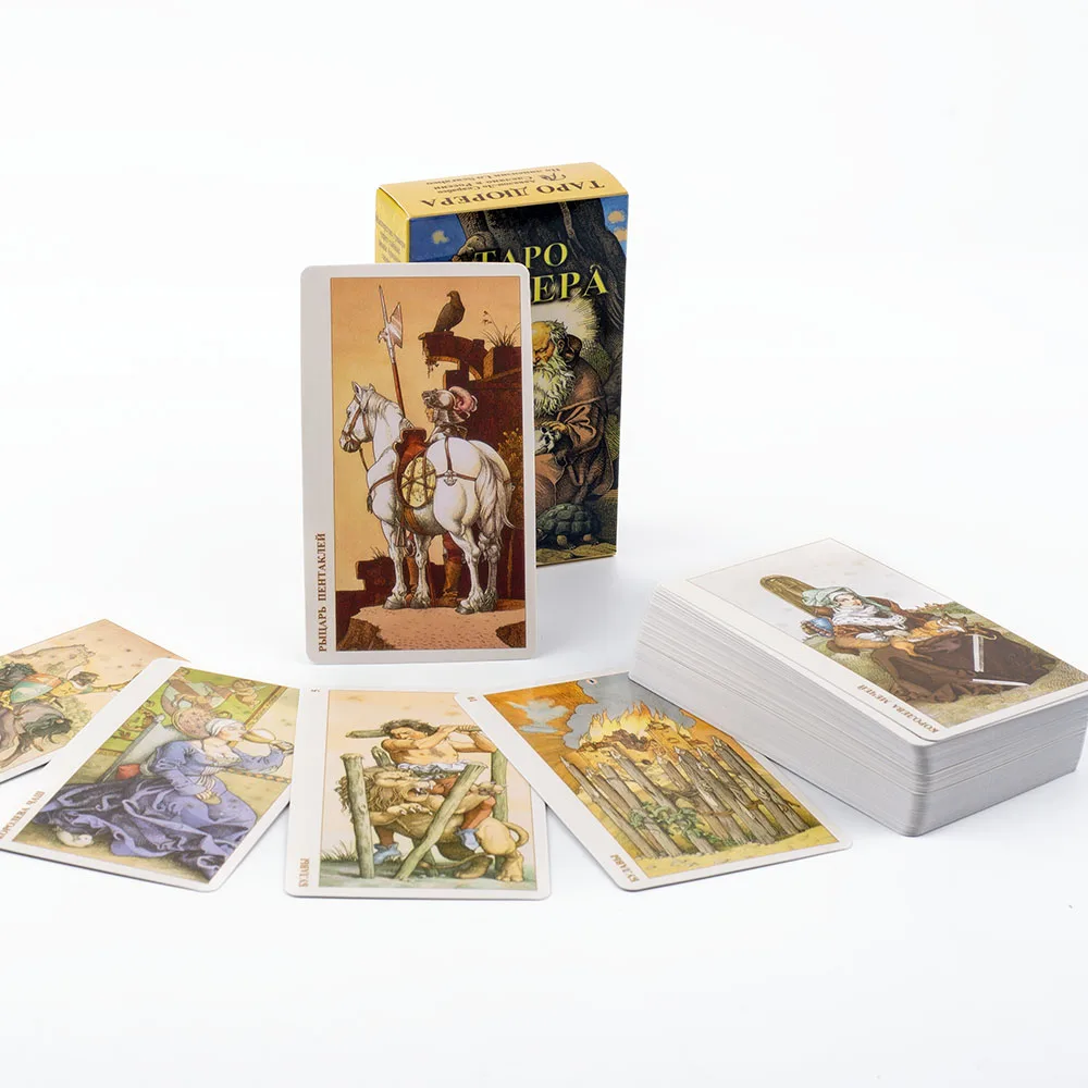 Russian Version ТАРО ДЮРЕРА Tarot Durera card 78pcs Family Party Entertainment Board Games Witch Divination Game Oracle Decks