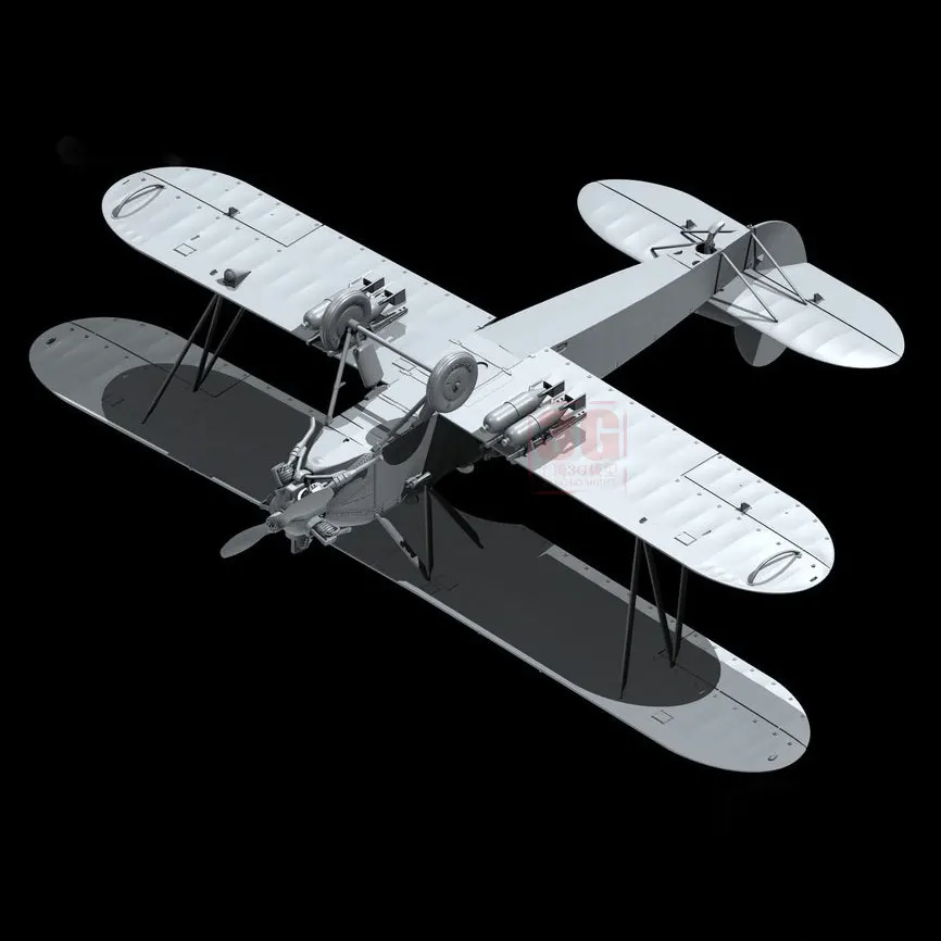 ICM Plastic Assembled Aircraft Model Kit 48254 U-2/Po-2VS with Pilot and Ground Handler 1943 1/48 view 3