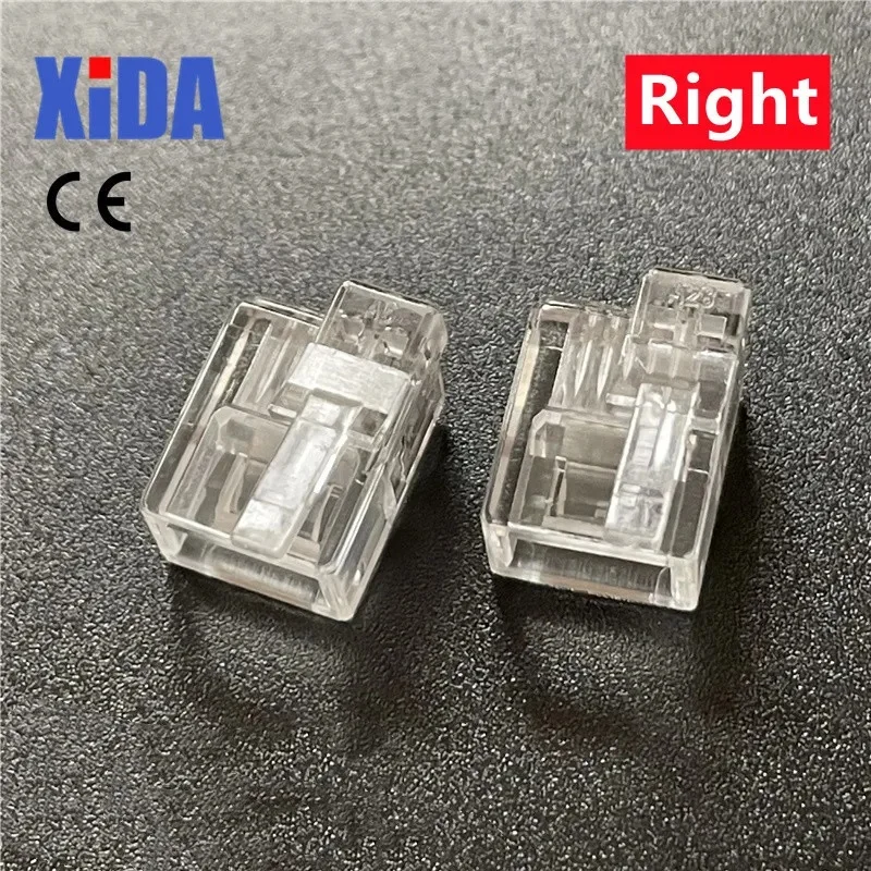 RJ11 RJ12 Connector 6P6C Left Buckle Cable Plug, Right Buckle Cable Plug, DIY EV3 NXT Cable Plug Crystal Head