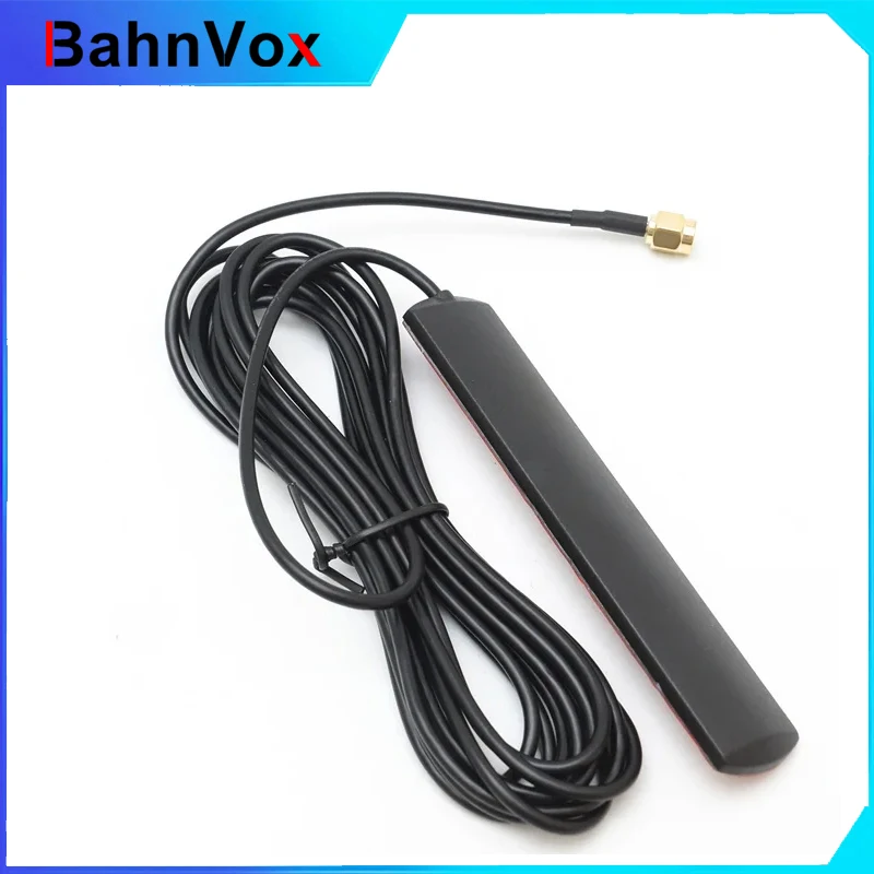 Car Antenna DAB + Radio SMA Plug Adapter Auto Truck Antenna Car Vehicle Boat RV Signal Enhance Device 1.5 Meter Cable Length