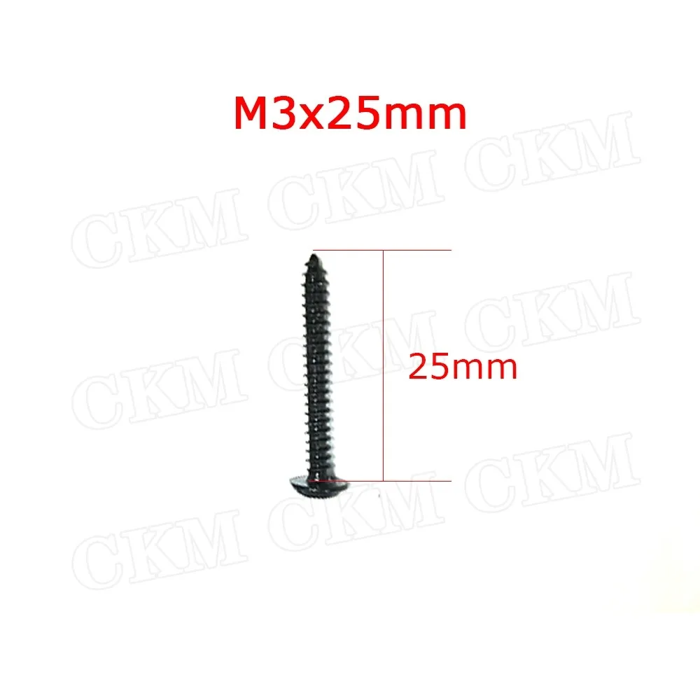 10Pcs Car Bumper Lip Spoiler Diffuser Installation Carbon Steel Phillips Head Self-tapping Screw Drilling Tail Screw M3 M4.2