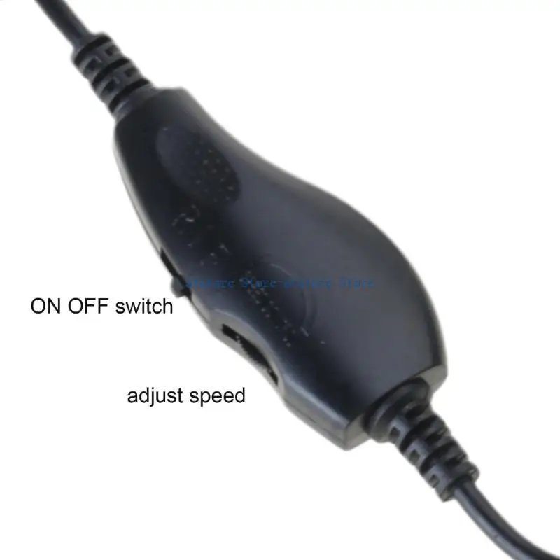 H37D 5.5x2.1mm منفاخ مروحة 110mm تبريد مروحة طرد مركزي مع سرعة قابلة للتعديل للأجهزة الإلكترونية #3