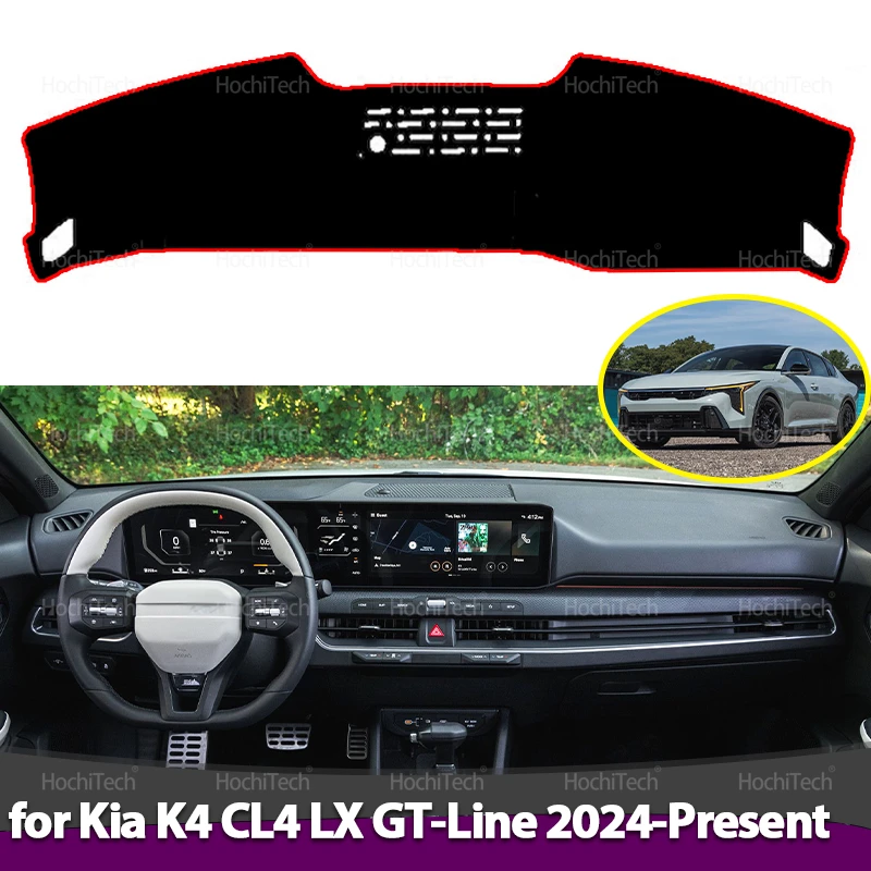 

Dash Board Mat for Kia K4 CL4 LX GT-Line 2024 2025-Present Car Dashboard Cover Anti-Slip Mat Protect Pad Sunshade Carpet Rug