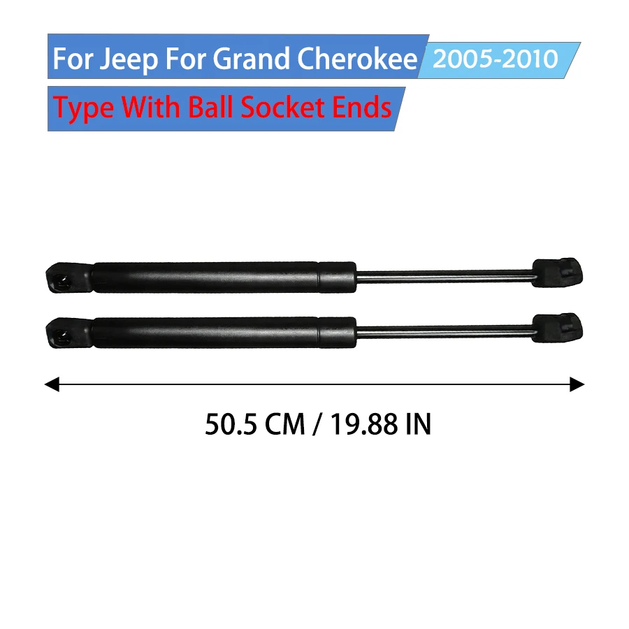2X Rear Hatch Lift Support Liftgate Struts Trunk For Jeep For Grand Cherokee 2005-2010